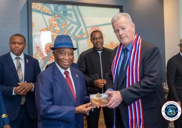 President Boakai Urges Global Solidarity for Peace and Security as He Nets Top Annual Peace Award 