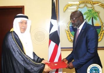 United Arab Emirates Ambassador presents his letter of Credence to the Liberian Chief ExecutiveExecutive Mansion