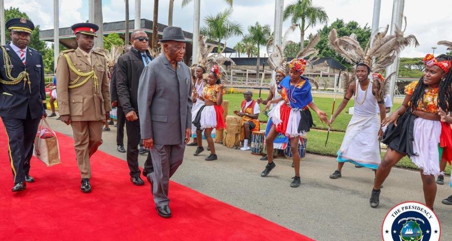 President Boakai Heads Home from Nairobi, Kenya, after Successfully Attending the Africa Forward Summit.