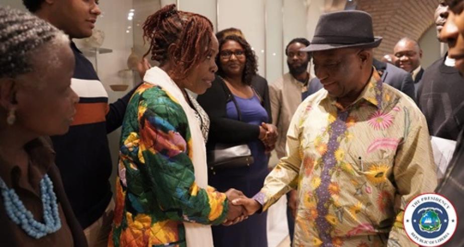 President Boakai Engages Liberian Community In Italy