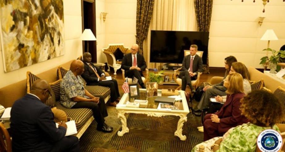 President Boakai Meets with European Investment Bank (EIB)  Executives