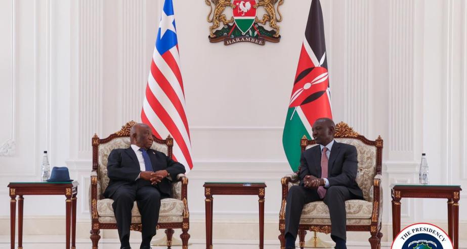 President Boakai in a high-Level Bilateral Meeting.