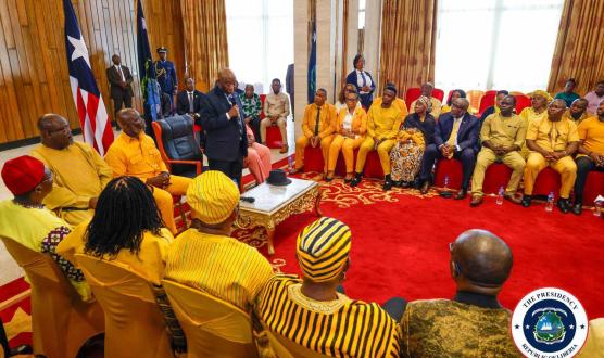 President Boakai Welcomes Lawmakers as Liberia Receives First Earth-Moving Equipment for Major Road Projects