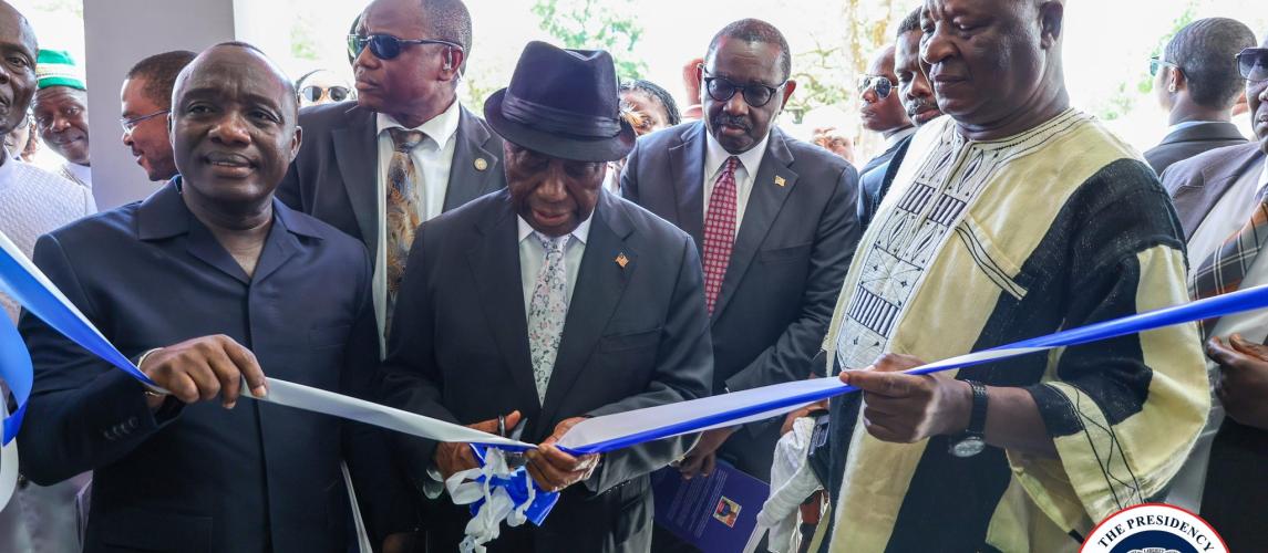 President Joseph Nyuma Boakai, Sr. officially launched the Ministry of Local Government and dedicated the newly constructed Joseph Nyuma Boakai Decentralization Building.