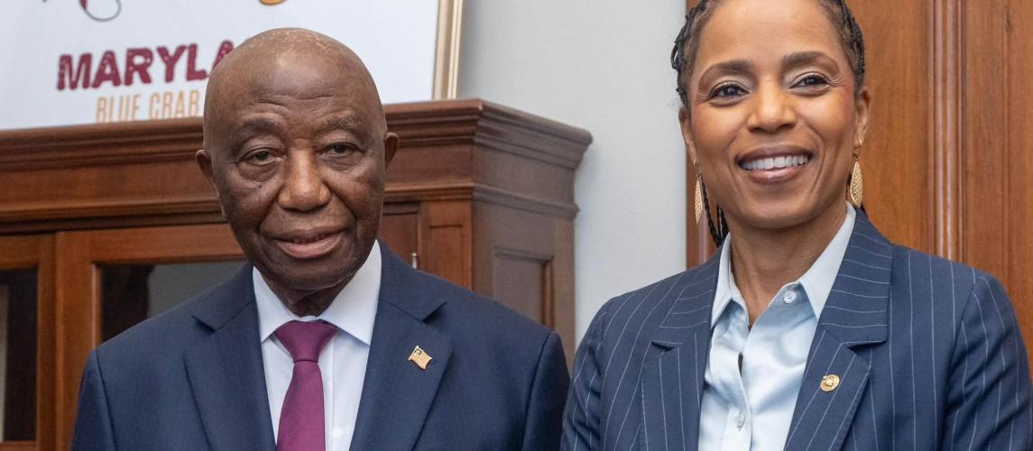 President Boakai, U.S. Senator Alsobrooks Discuss Investment and Implementation of Liberia–Maryland Partnership