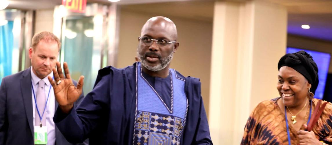 President Weah at the UNGA