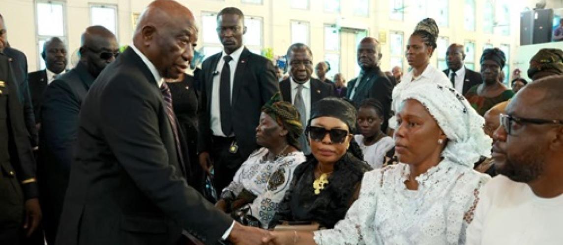 President Boakai Eulogizes the Late Honorable Sumo G. Kupee at the State Funeral