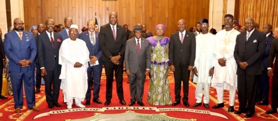 President Boakai Commissions Central Bank Executives