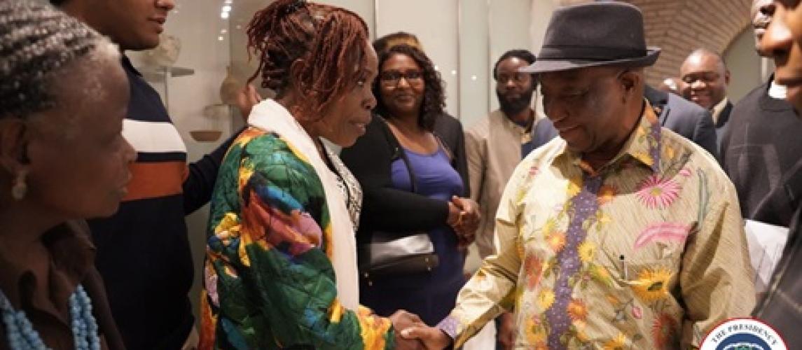President Boakai Engages Liberian Community In Italy
