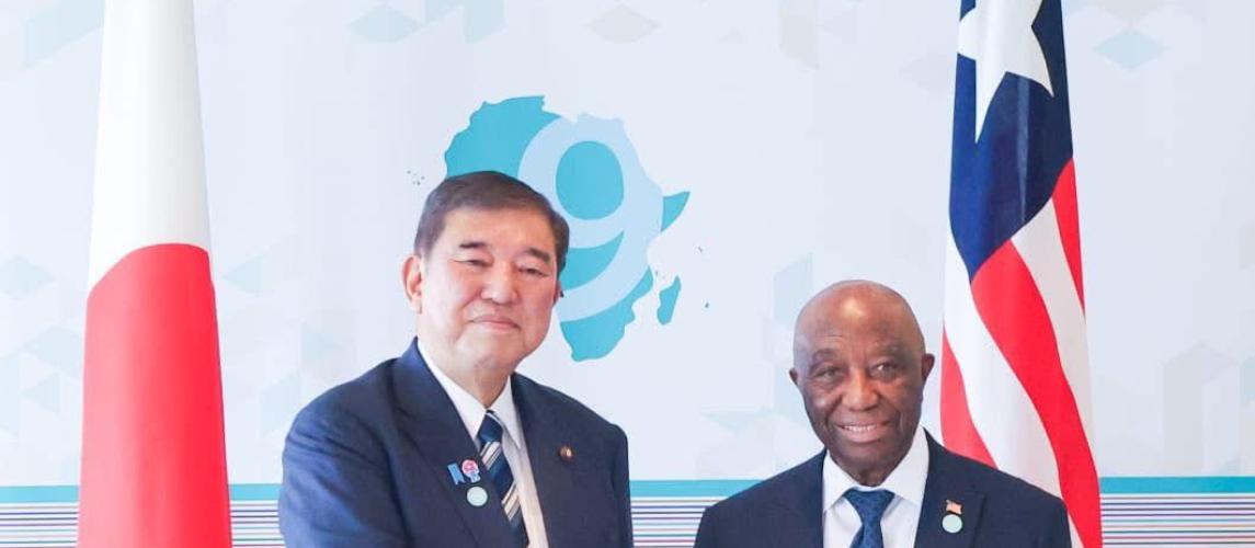 President Boakai Holds Bilateral Meeting with Japanese Prime Minister  