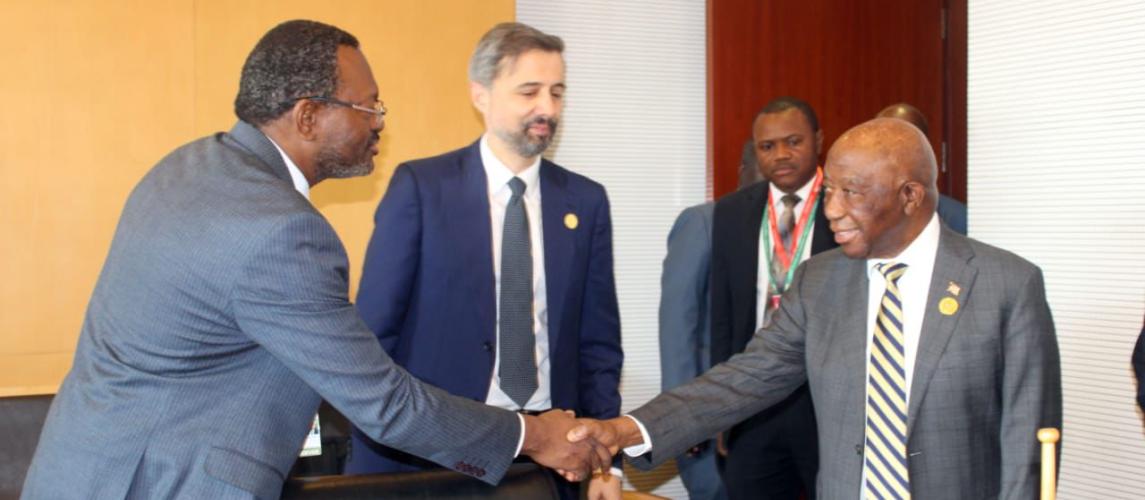 President Boakai Holds Talk With IFAD President