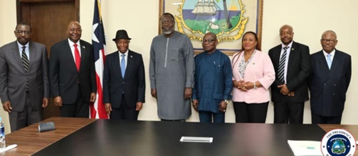 President Boakai Meets With Visiting ECOWAS Delegation, Discuses Nation-Building and Reconciliation