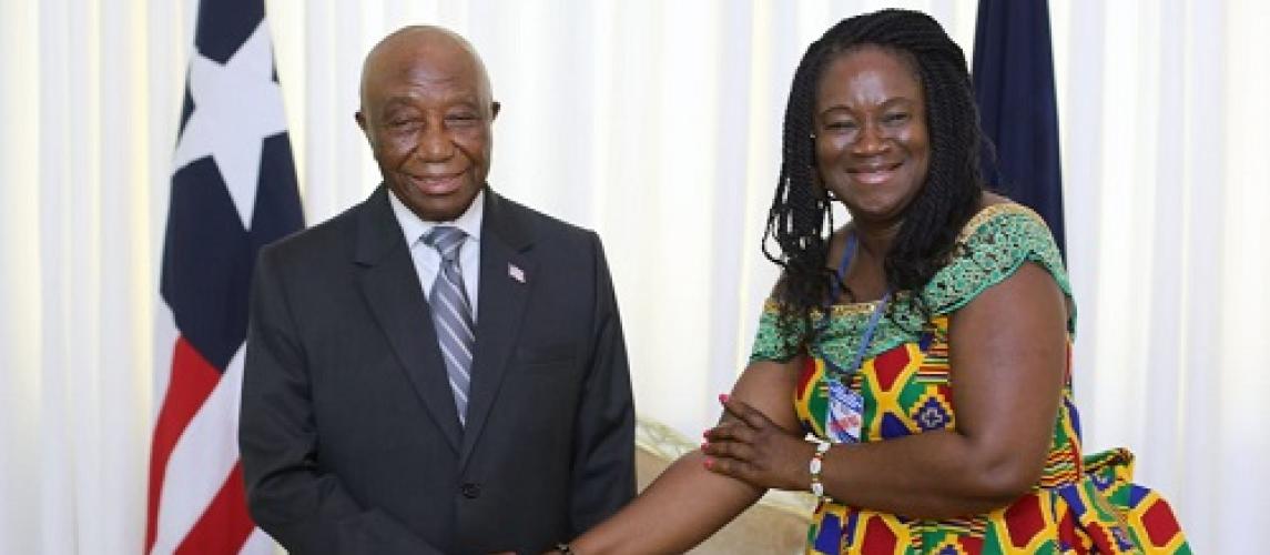 President Boakai and Princess Fatu Gayflor