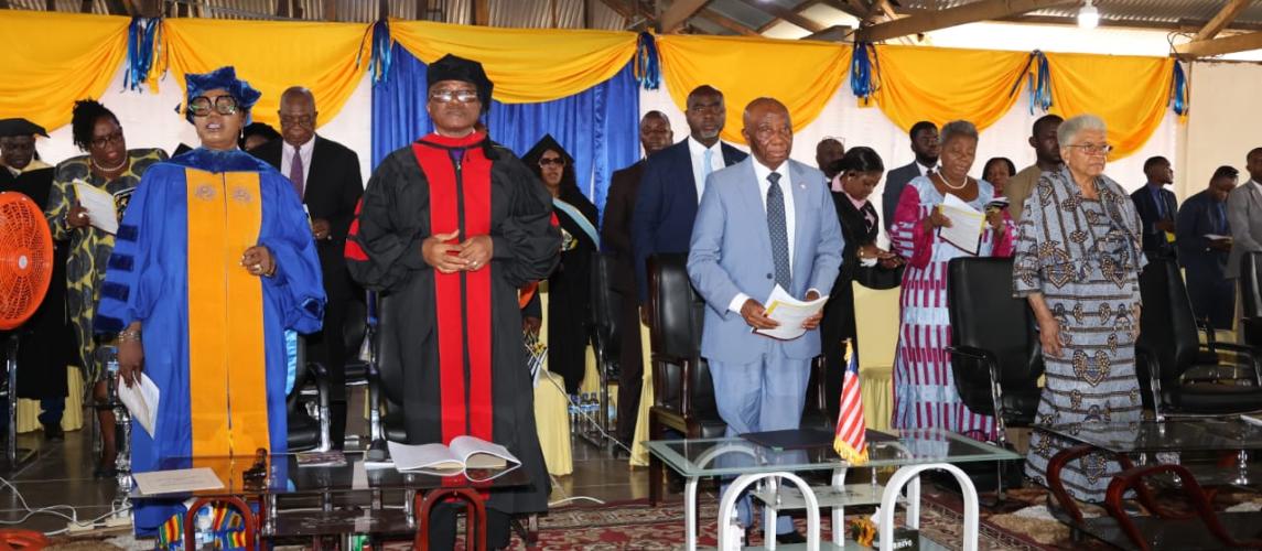 President Boakai Rallies UMU Graduates