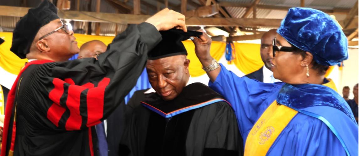 United Methodist University (UMU) Confers Honorary Doctorate Degree On President Boakai