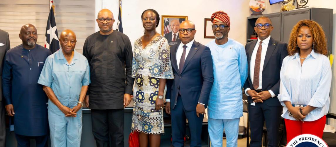 Bloom Bank Africa Board Members Pay Courtesy Visit to President Boakai
