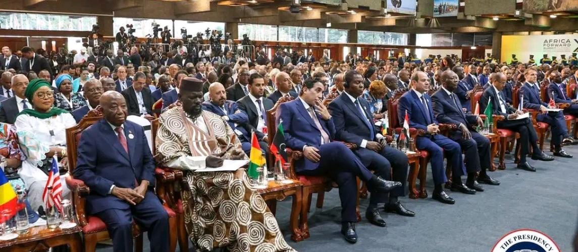 President Boakai Participates in Africa Forward Summit.