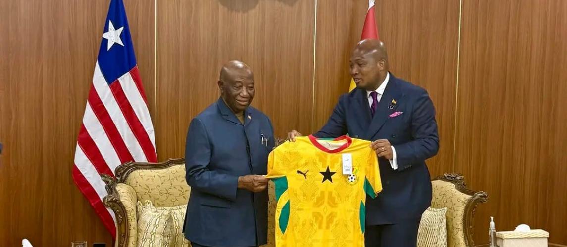 President Boakai Arrives in Accra Ahead of High-Level Continental Reparatory Justice Conference