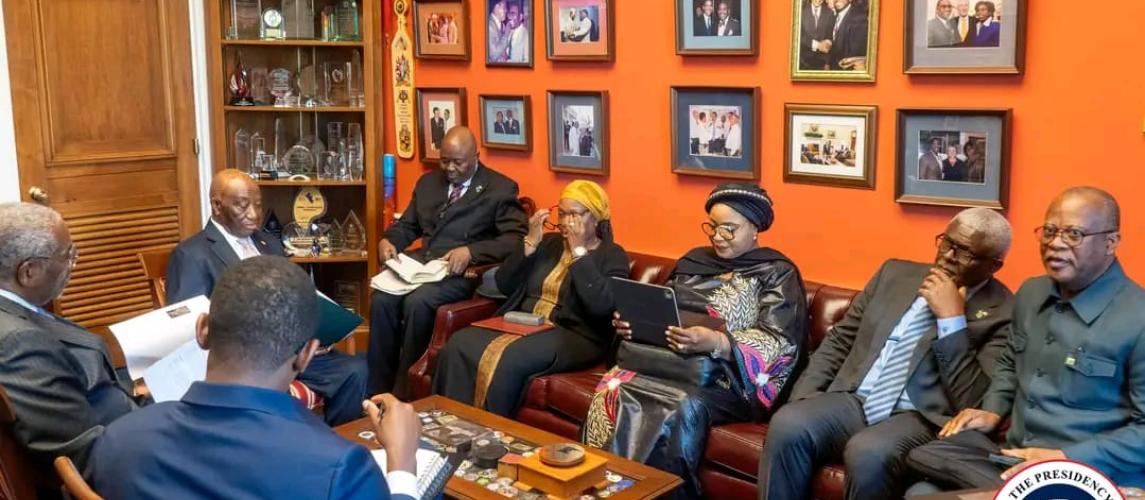 President Boakai Advances Liberia–U.S. Partnership in Meeting with Congressman Gregory Meeks