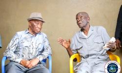 President Boakai Pays Courtesy Visit to Former Lonestar Player and Coach Josiah N. Johnson, alias JNJ ~ Says He Admires People Who Have Contributed to the Country  