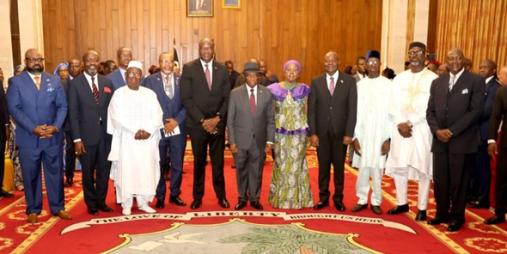 President Boakai Commissions Central Bank Executives