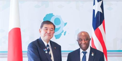 President Boakai Holds Bilateral Meeting with Japanese Prime Minister  