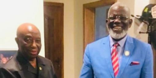 President Boakai and the Late Prince Y. Johnson