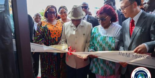 President Boakai commissions Monrovia Super Mall