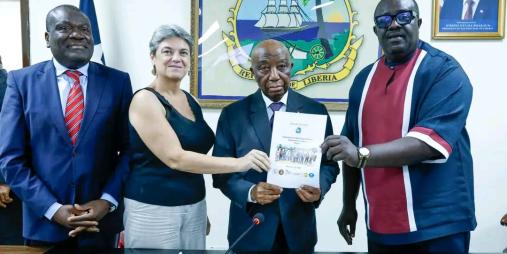 LRRRC Executive Director Presents Report to President Boakai on the Influx of Burkinabè in Liberia.
