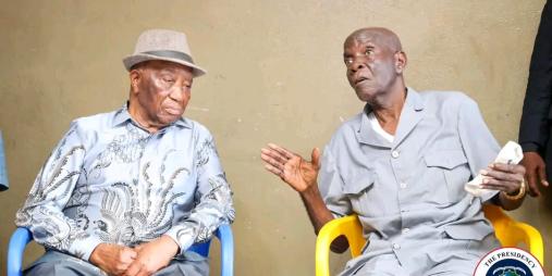 President Boakai Pays Courtesy Visit to Former Lonestar Player and Coach Josiah N. Johnson, alias JNJ ~ Says He Admires People Who Have Contributed to the Country  