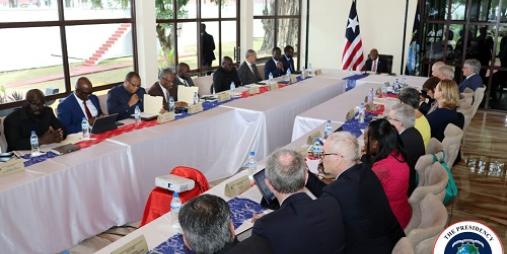 President Boakai and energy sector delegates